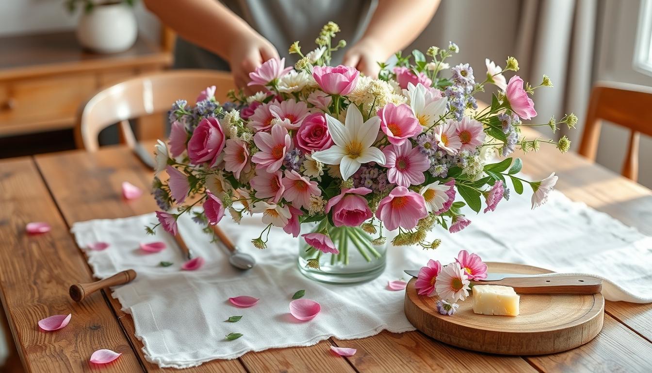 Seasonal flower arrangements